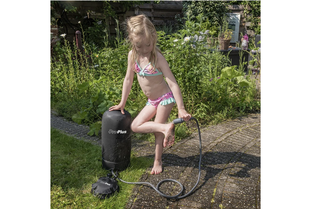 Přenosná cestovní sprcha ProPlus 770407 mobilní sprcha s nožní pumpou 11 l