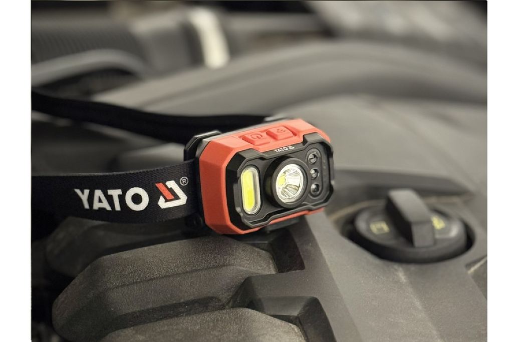 LED čelovka YATO YT-085942 s pohybovým senzorem 1000lm