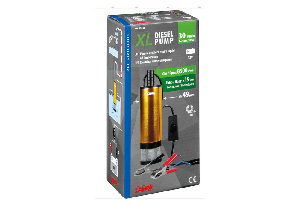 Elektrické ponorné čerpadlo LAMPA 12V 30L/min