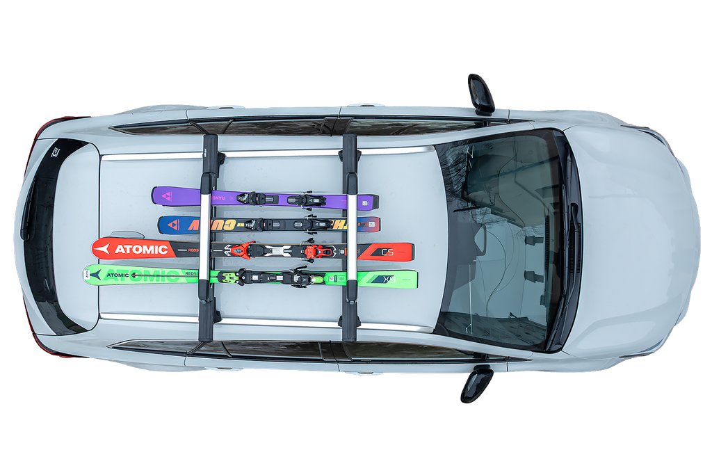 Inter Pack Frostline 4 - výsuvný hliníkový držák pro 4 páry lyží nebo 2 snowboardy