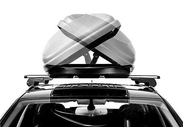 Střešní box Inter Pack Traxer 8.6, černá metalíza