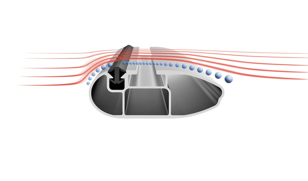 Bagażnik dachowy na relingi Atera Signo RT 048237 (137 cm) aluminiowy