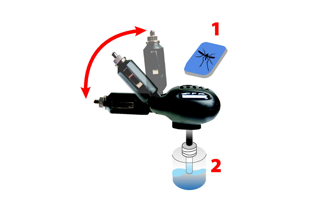 Elektrický lapač komárů LAMP do zapalovače cigaret 12/24V