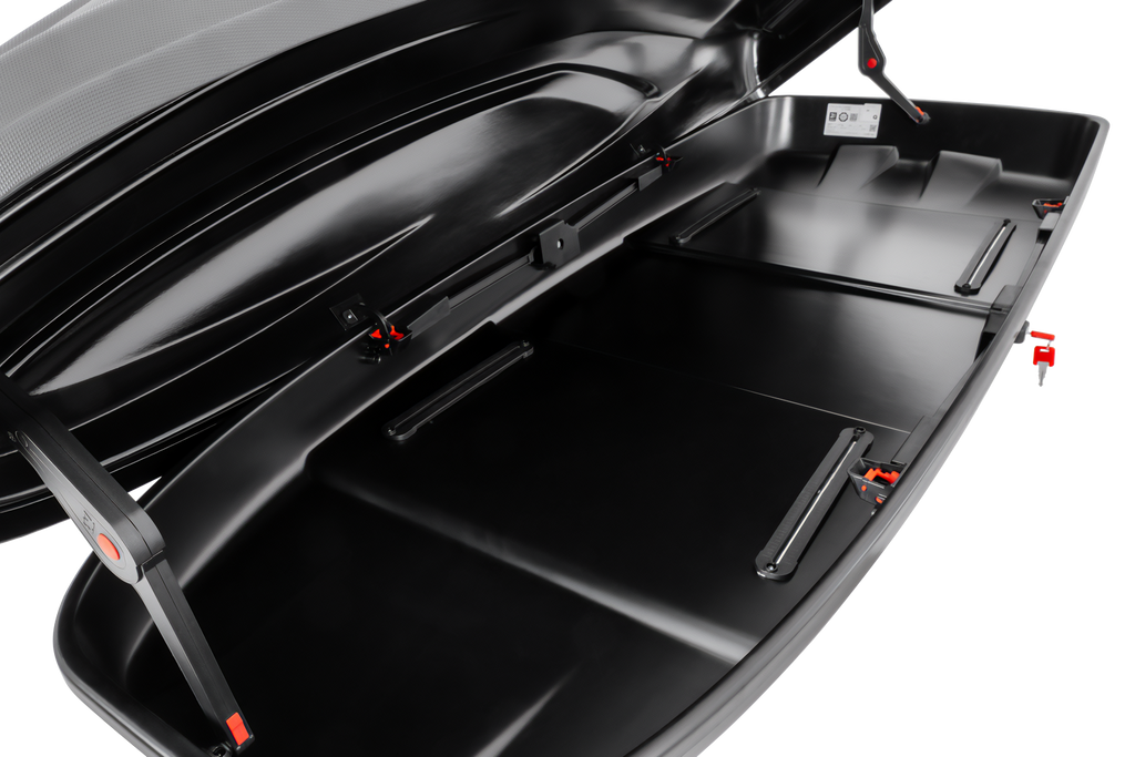 Střešní box Inter Pack Stella 480 černý kevlar (flexi fit G2)