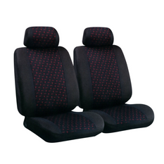 Sada potahů na autosedačky LAMPA Glamur černá, pro přední sedadla