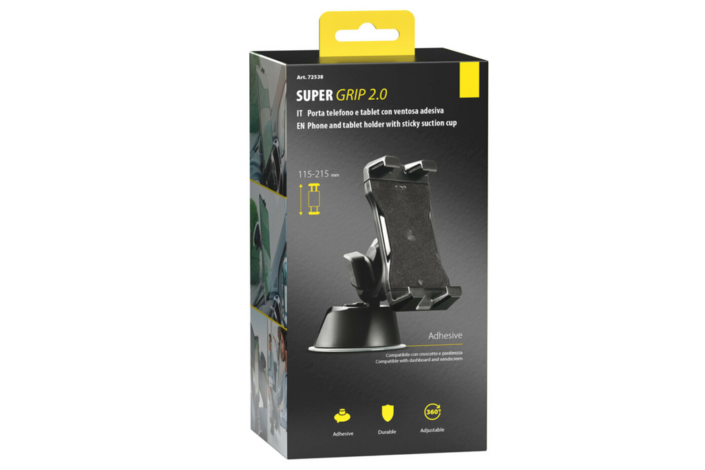 Držák na telefon/tablet LAMP Super Grip se samolepicí přísavkou