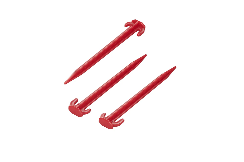 Sada šesti kolíků do stanu ProPlus 364824 plastové kolíky pro upevnění kotevních lan 19 cm